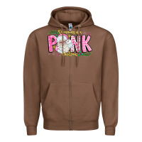 Chestnut dreaming of a pink christmas Zipper Hoodie - CowhideDigitalArt
