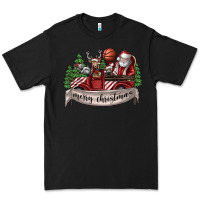 Black Merry Christmas Premium Tee - SublimationCraftShop