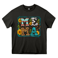 Asphalt western leopard mema Heavy Core Tee - LillyAllenDesigns