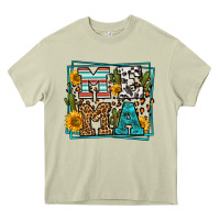 Mossy western leopard mema Heavy Core Tee - LillyAllenDesigns