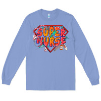 Colony Blue super nurse Long Sleeve Tee - CowGirlArtShop