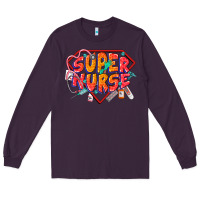 Plum super nurse Long Sleeve Tee - CowGirlArtShop