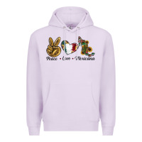 Lilac Peace Love Mexicana Premium Hoodie - RanaPortraitStore