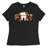 Black Christmas teeth dentist Ladies Tee - Jasminsmagicworld