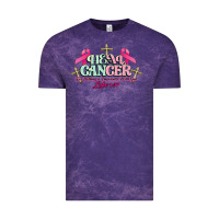 Cloud Purple Heal Cancer Luke 1:37 cross Cancer Awareness Vintage Tee - HowdyJamesFarm