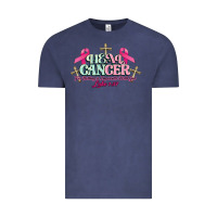 Vintage Denim Heal Cancer Luke 1:37 cross Cancer Awareness Vintage Tee - HowdyJamesFarm