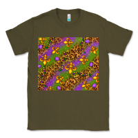 Army Green Mardi Gras Classic Tee - NancyCooperArtShop