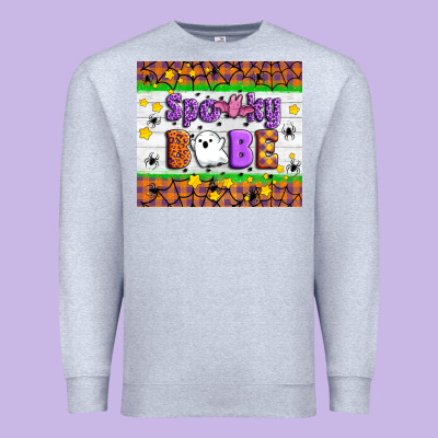 Spooky Babe Premium Sweatshirt Designed By Artiststas