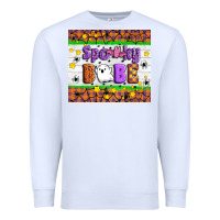White Spooky Babe Premium Sweatshirt - Artiststas