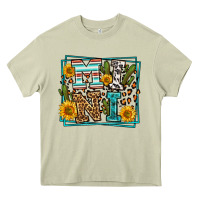 Mossy western leopard mini Heavy Core Tee - LillyAllenDesigns