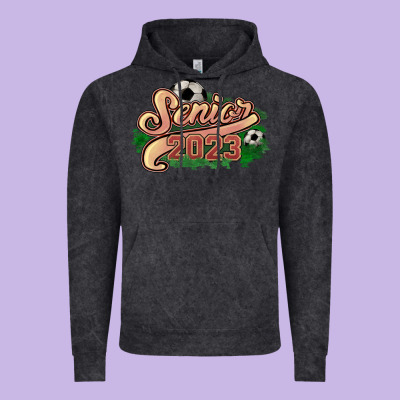 Senior 2023 Soccer Vintage Hoodie Designed By Howdyjamesfarm