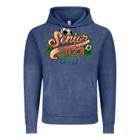 Vintage Denim Senior 2023 Soccer Vintage Hoodie - HowdyJamesFarm