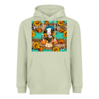 Matcha Cow fall pumpkin Heavyweight Hoodie - Artiststas
