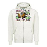 Oatmeal Heather I Dig Easter Day Zipper Hoodie - CowhideDigitalArt