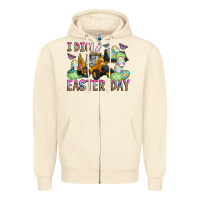 Sandshell I Dig Easter Day Zipper Hoodie - CowhideDigitalArt