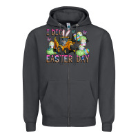 Smoke I Dig Easter Day Zipper Hoodie - CowhideDigitalArt