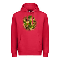 Cardinal camouflage and leopard patch Premium Hoodie - BundleAndBundleShop