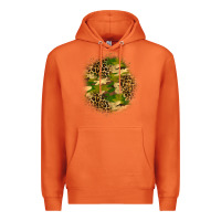 Carrot camouflage and leopard patch Premium Hoodie - BundleAndBundleShop