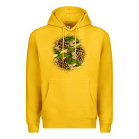 Lemon camouflage and leopard patch Premium Hoodie - BundleAndBundleShop