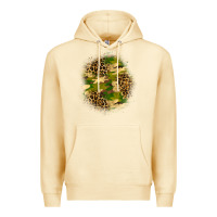 Pina Colada camouflage and leopard patch Premium Hoodie - BundleAndBundleShop