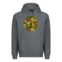 Rock camouflage and leopard patch Premium Hoodie - BundleAndBundleShop