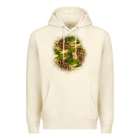 Sandshell camouflage and leopard patch Premium Hoodie - BundleAndBundleShop