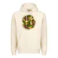 Tofu camouflage and leopard patch Premium Hoodie - BundleAndBundleShop
