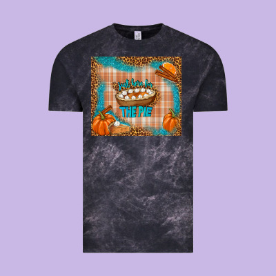 Just Here For The Pie Vintage Tee Designed By Tumblerdesignbyshophia