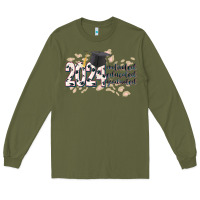 Army Green 2024 motivated educated graduated Long Sleeve Tee - CowGirlArtShop