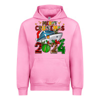 Fuchsia Pink merry cruisemas 2024 Urban Hoodie - AdoDesignShop