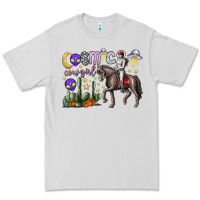 Dove Grey cosmic cowgirl Premium Tee - SublimationCraftShop