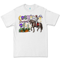 White cosmic cowgirl Premium Tee - SublimationCraftShop