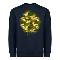 Navy camouflage patch Heavyweight Sweatshirt - BundleAndBundleShop