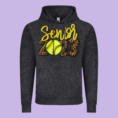 2023 Senior Softball Vintage Hoodie Designed By Howdyjamesfarm