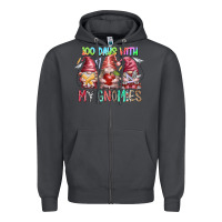 Smoke 100 days with my gnomies Zipper Hoodie - RacoonDesign