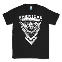Black American Fighter 3 Classic Tee - lanVoArt