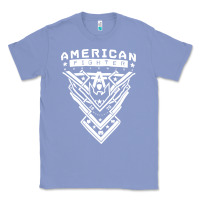 Colony Blue American Fighter 3 Classic Tee - lanVoArt