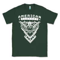 Sports Green American Fighter 3 Classic Tee - lanVoArt