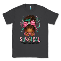Smoke Surgical Technologist Afro Messy Bun Classic Tee - texasbilliewilder