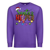 Purple santa's helper christmas Premium Sweatshirt - Artiststas