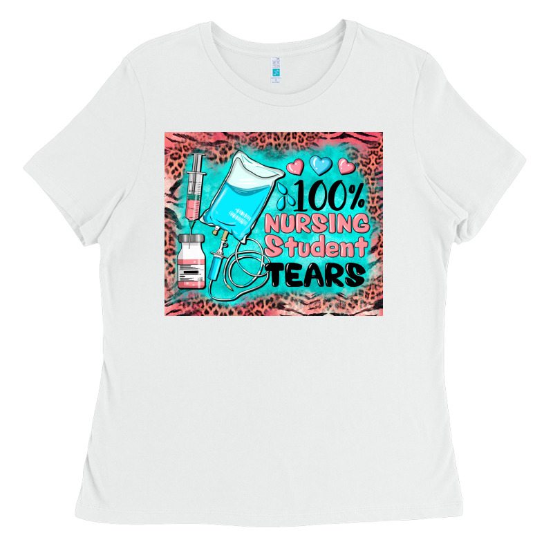 100 Nursing Student Tears Mousepad Ladies Tee by BarkalooDesign | Teevron