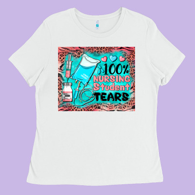 100 Nursing Student Tears Mousepad Ladies Tee Designed By Barkaloodesign