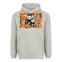 Moon Dust Mama Panda And Baby Panda Heavyweight Hoodie - Artiststas