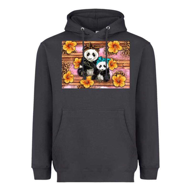 Mama Panda And Baby Panda Heavyweight Hoodie by Artiststas | Teevron