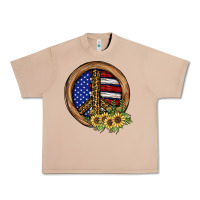 Burro Peace Sign Urban Heavy Tee - JahusDesignShop