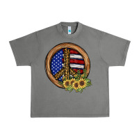 Tornado Peace Sign Urban Heavy Tee - JahusDesignShop