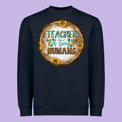 Teacher Of Tiny Earrings Heavyweight Sweatshirt Designed By Bundleandbundleshop