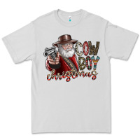Dove Grey cowboy christmas Premium Tee - SublimationCraftShop
