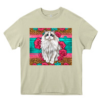 Mossy Western Ragdoll Cat Heavy Core Tee - LillyAllenDesigns