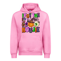 Fuchsia Pink Hallowen Boo Urban Hoodie - AdoDesignShop